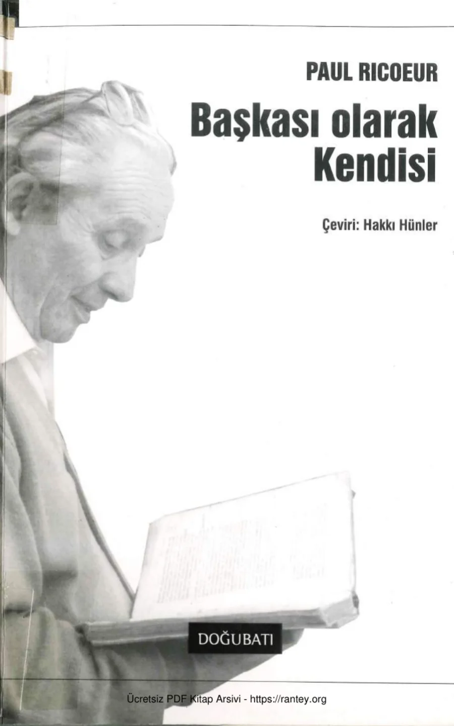 Başkası Olarak Kendisi kapak görseli