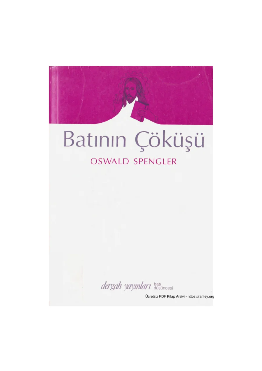 Batının Çöküşü Dergah Yayınları kapak görseli