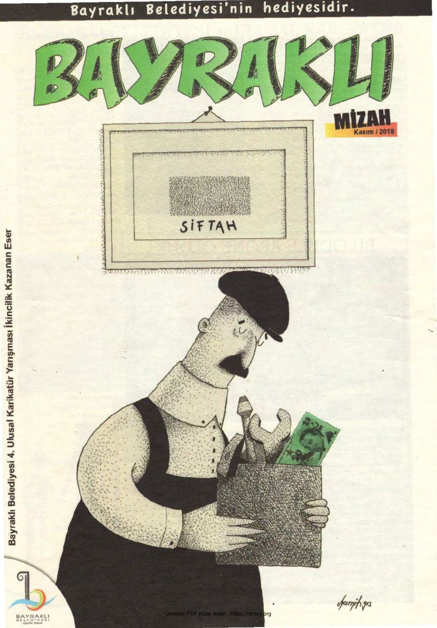 Bayraklı Mizah Sayı 13 - Kasım 2018 kitap kapağı