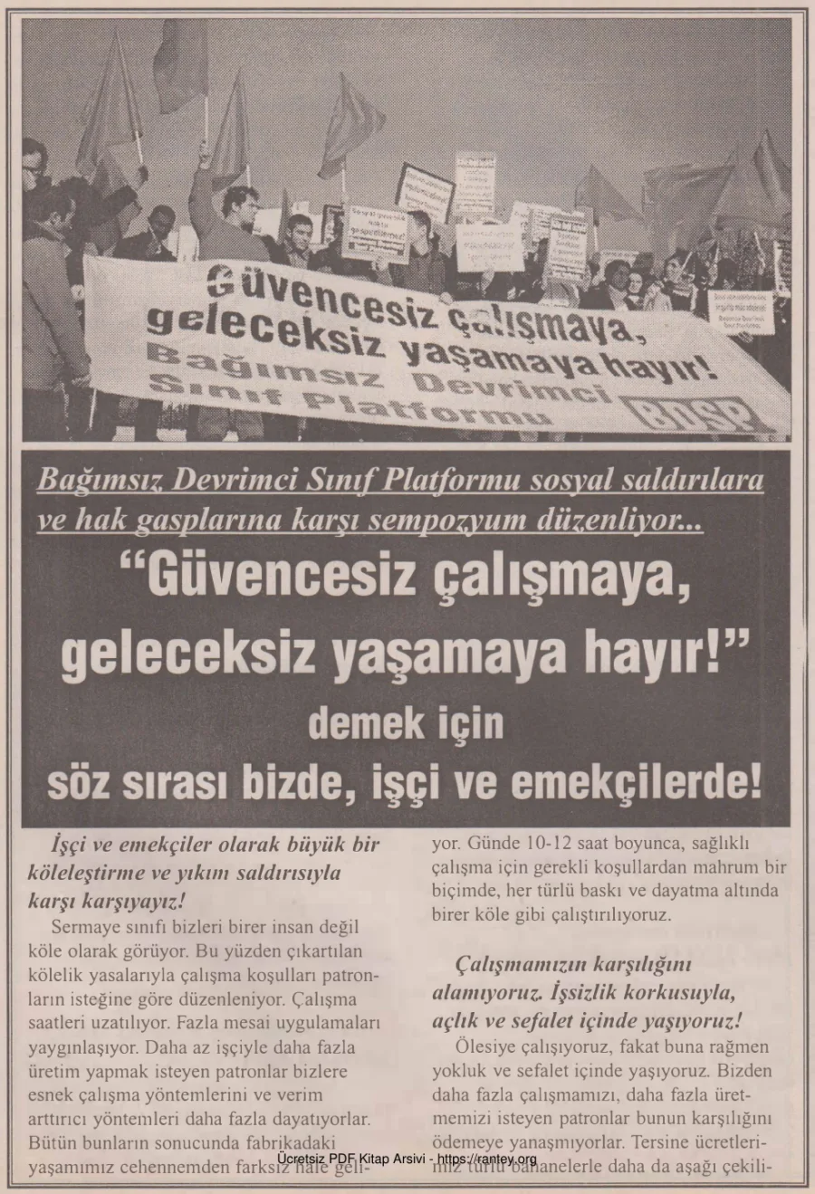 BDSP Kızıl Bayrak Özel Sayı 022 Aralık 2004 kapak görseli