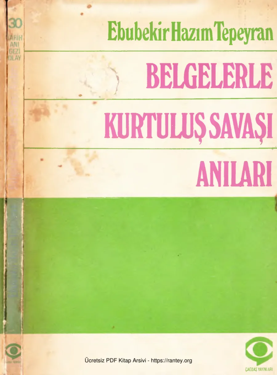 Belgelerle Kurtuluş Savaşı Anıları kapak görseli