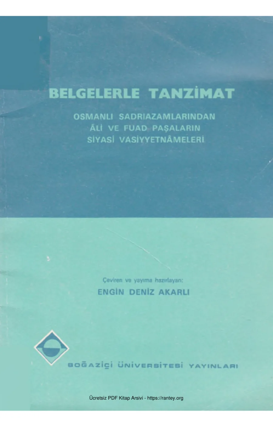 Belgelerle Tanzimat kapak görseli