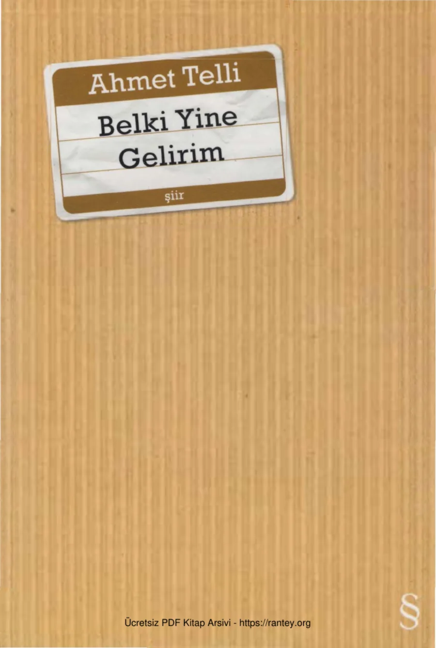 Belki Yine Gelirim Everest Yayınları kapak görseli