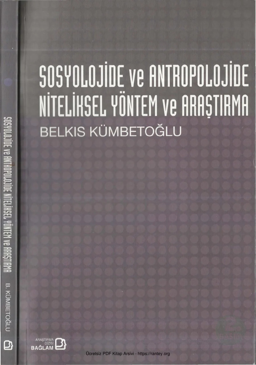 Belkıs Kümbetoğlu Sosyolojide ve Antropolojide Niteliksel Yöntem ve Araştırma kapak görseli