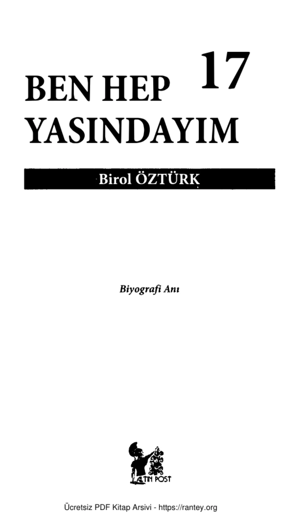 Ben Hep 17 Yaşındayım kapak görseli