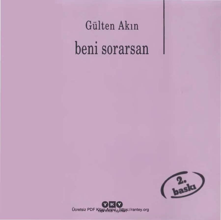 Beni Sorarsan kapak görseli