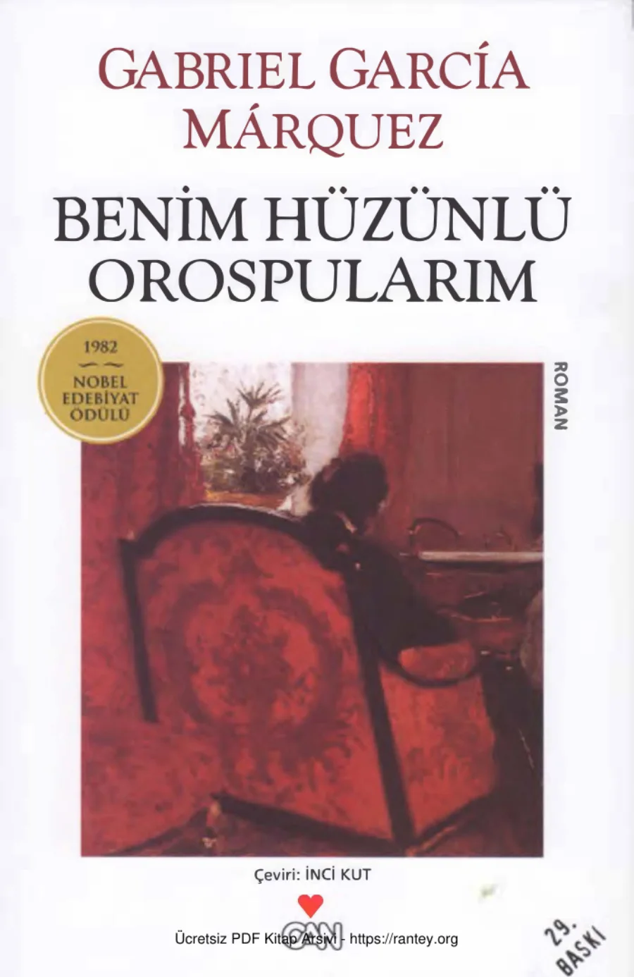 Benim Hüzünlü Orospularım kapak görseli