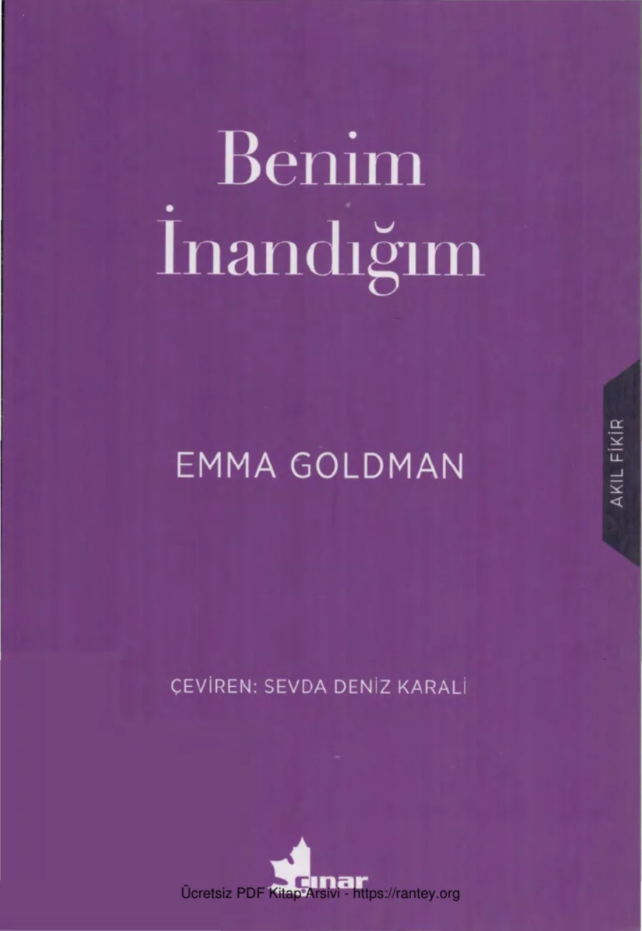 Benim İnandığım kapak görseli