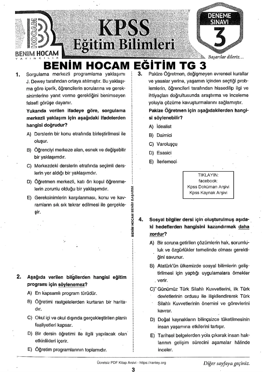 BenimHocam 2018 Tg3 Egitim kapak görseli