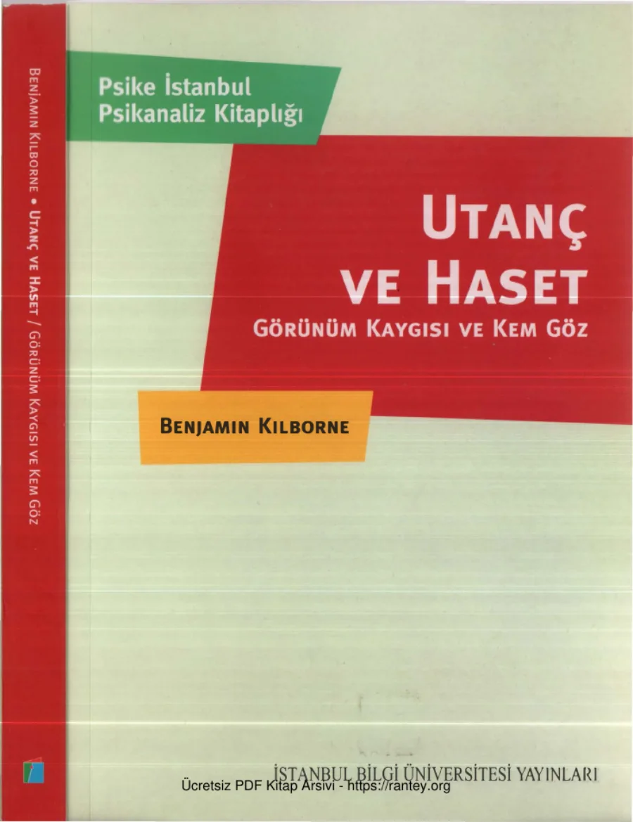 Benjamin Kilborne Utanç ve Haset kapak görseli