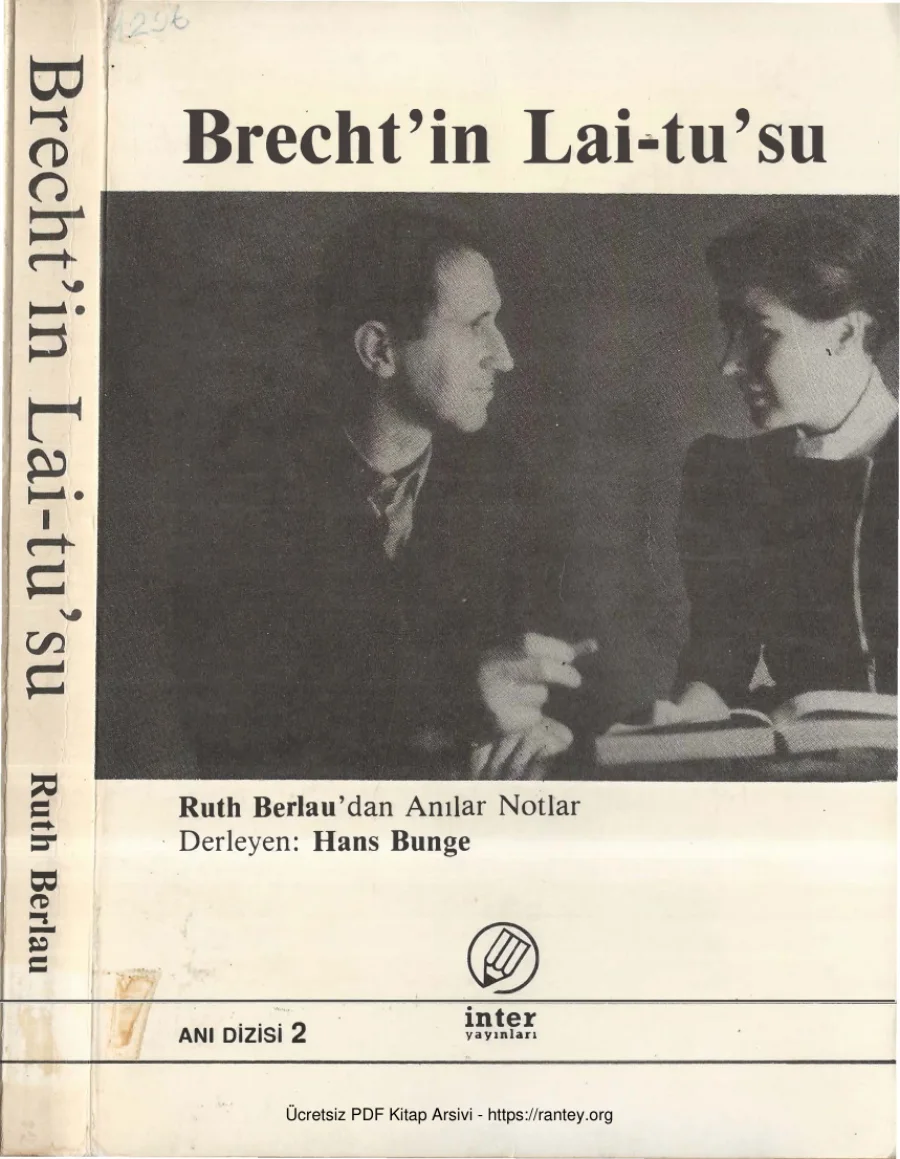 Berlaudan Anılar Notlar Brechtin Lai kapak görseli