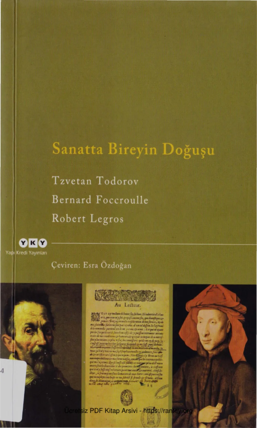 Bernard Foccroulle Robert Legros Sanatta Bireyin Doğuşu kapak görseli