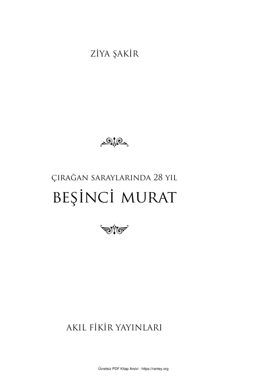 Beşinci Murat kapak görseli