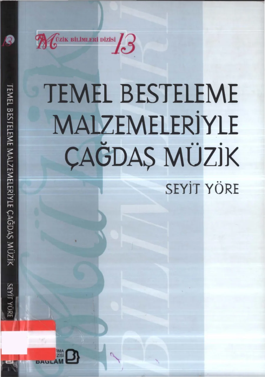 Besteleme Malzemeleriyle Çağdaş Müzik kapak görseli