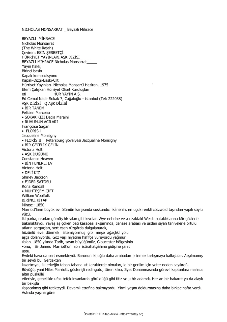 Beyazlı Mihrace kapak görseli