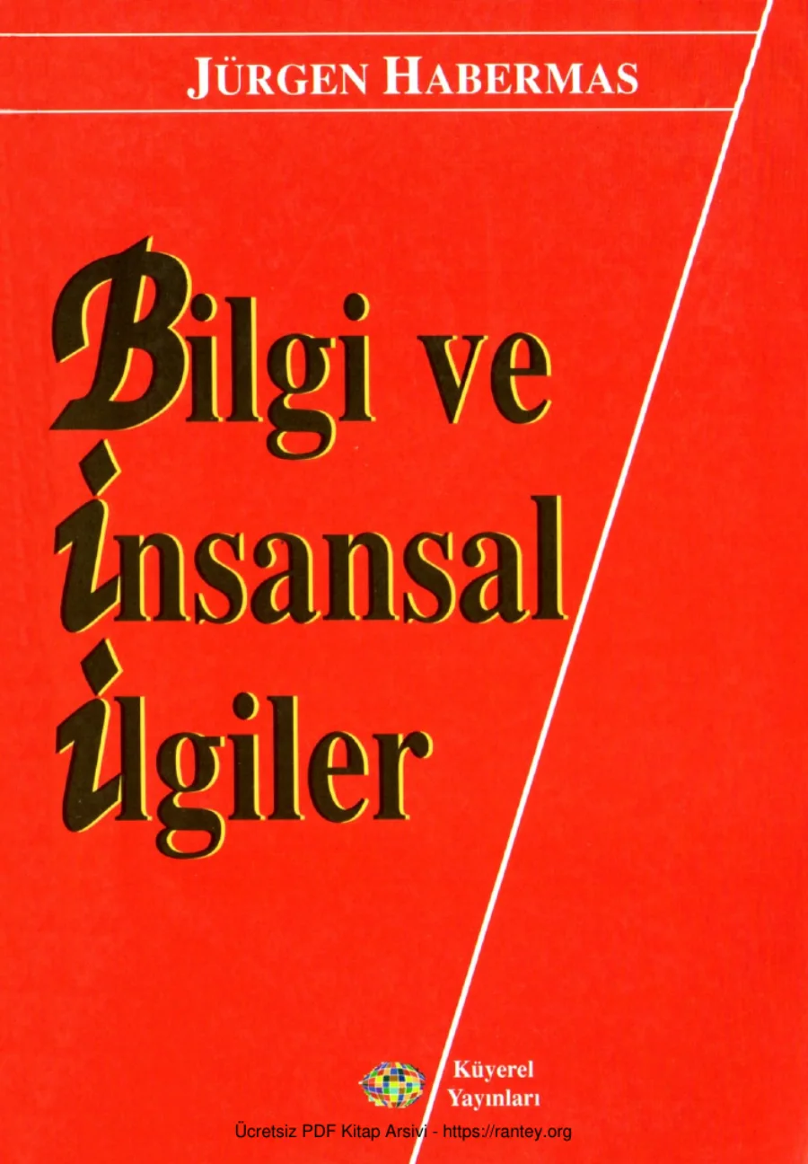 Bilgi ve İnsansal İlgiler Küyerel Yayınları kapak görseli