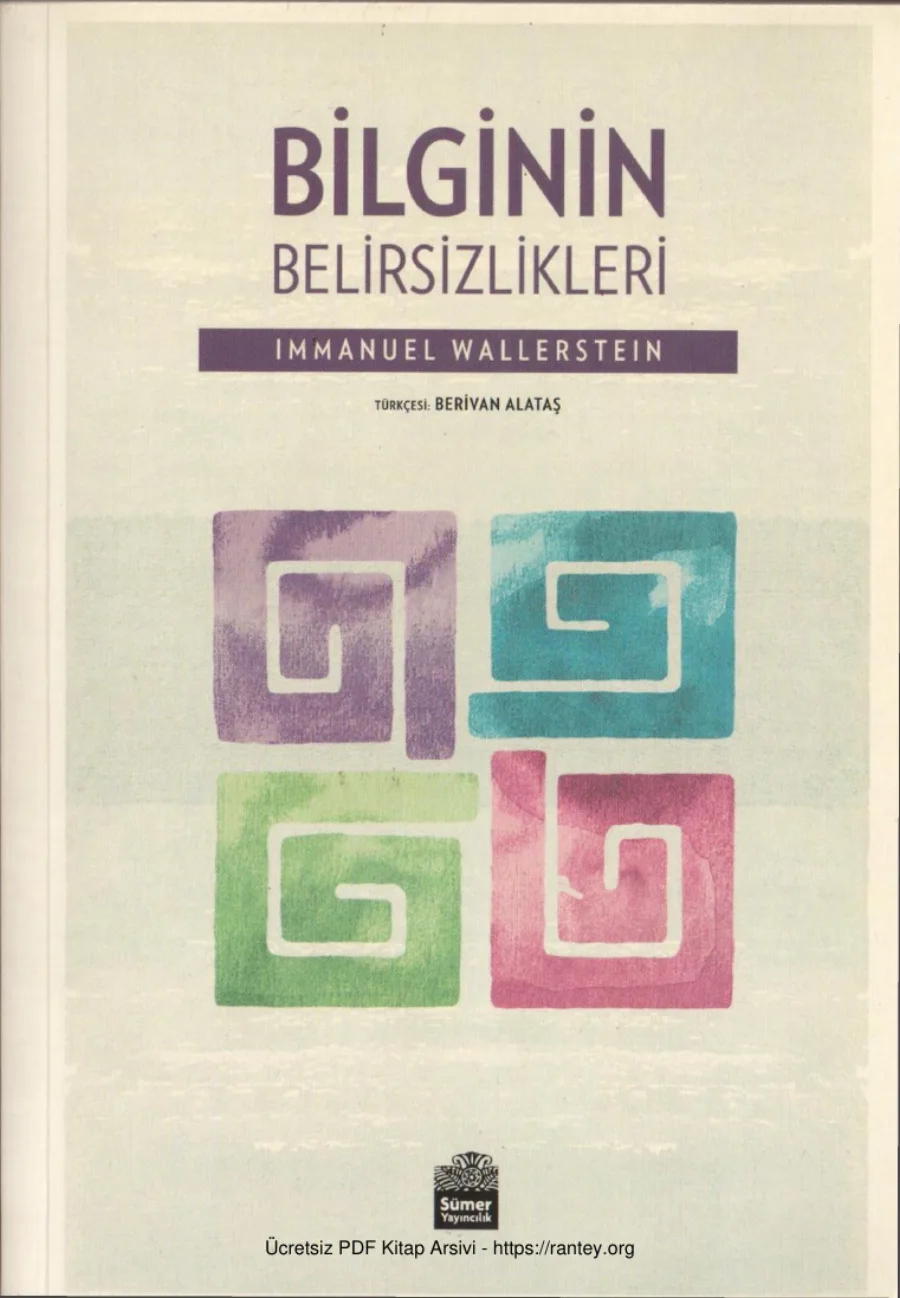 Bilginin Belirsizliği Sümer Yayınları kapak görseli