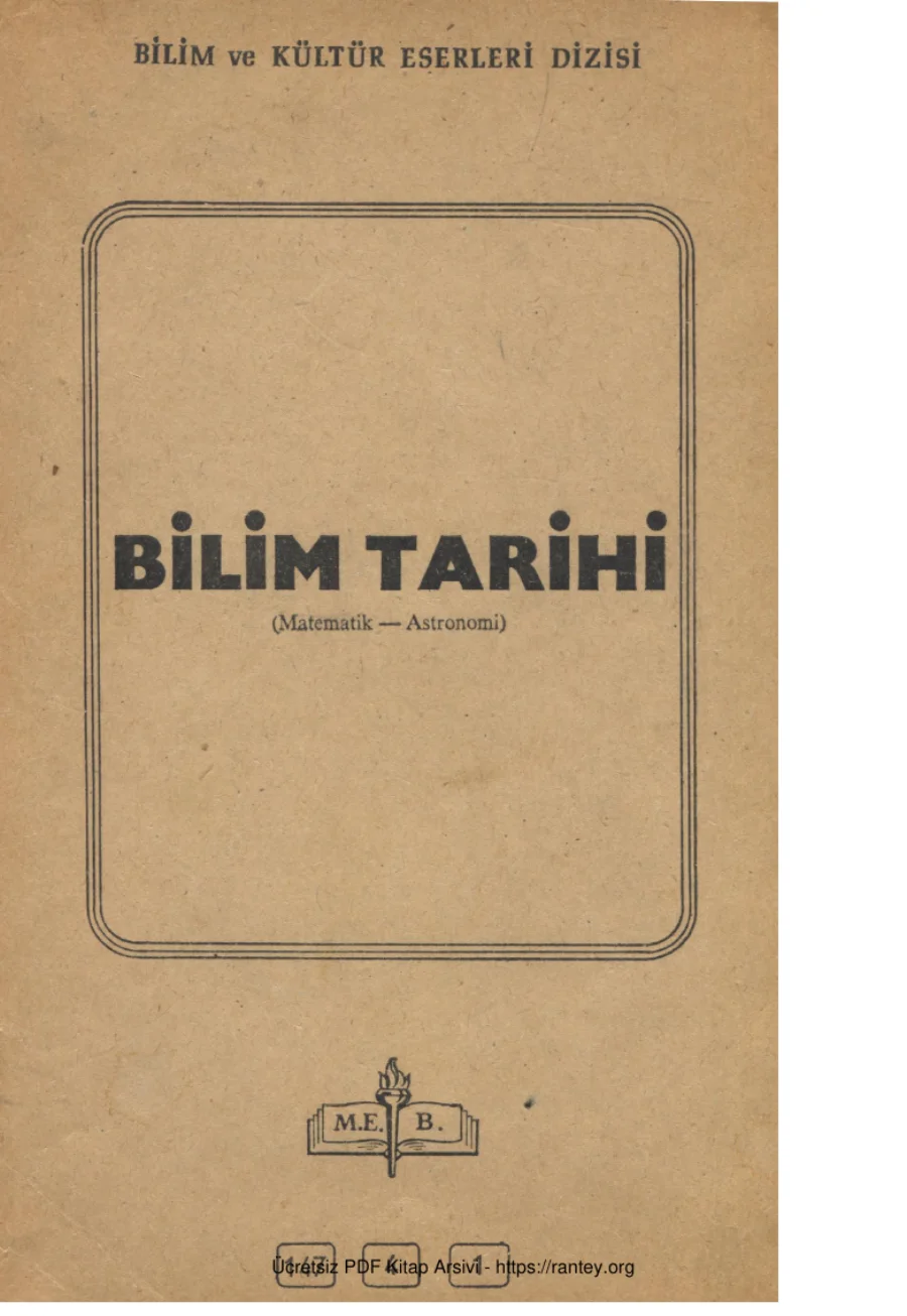 Bilim Tarihi kapak görseli