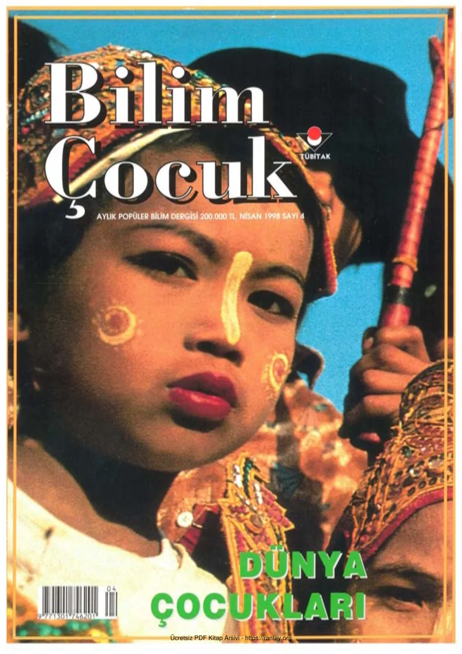 Bilim ve Çocuk Sayı 004 Nisan 1998 kapak görseli