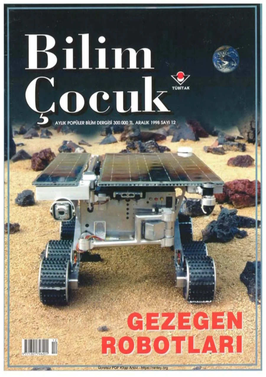 Bilim ve Çocuk Sayı 012 Aralık 1998 kapak görseli