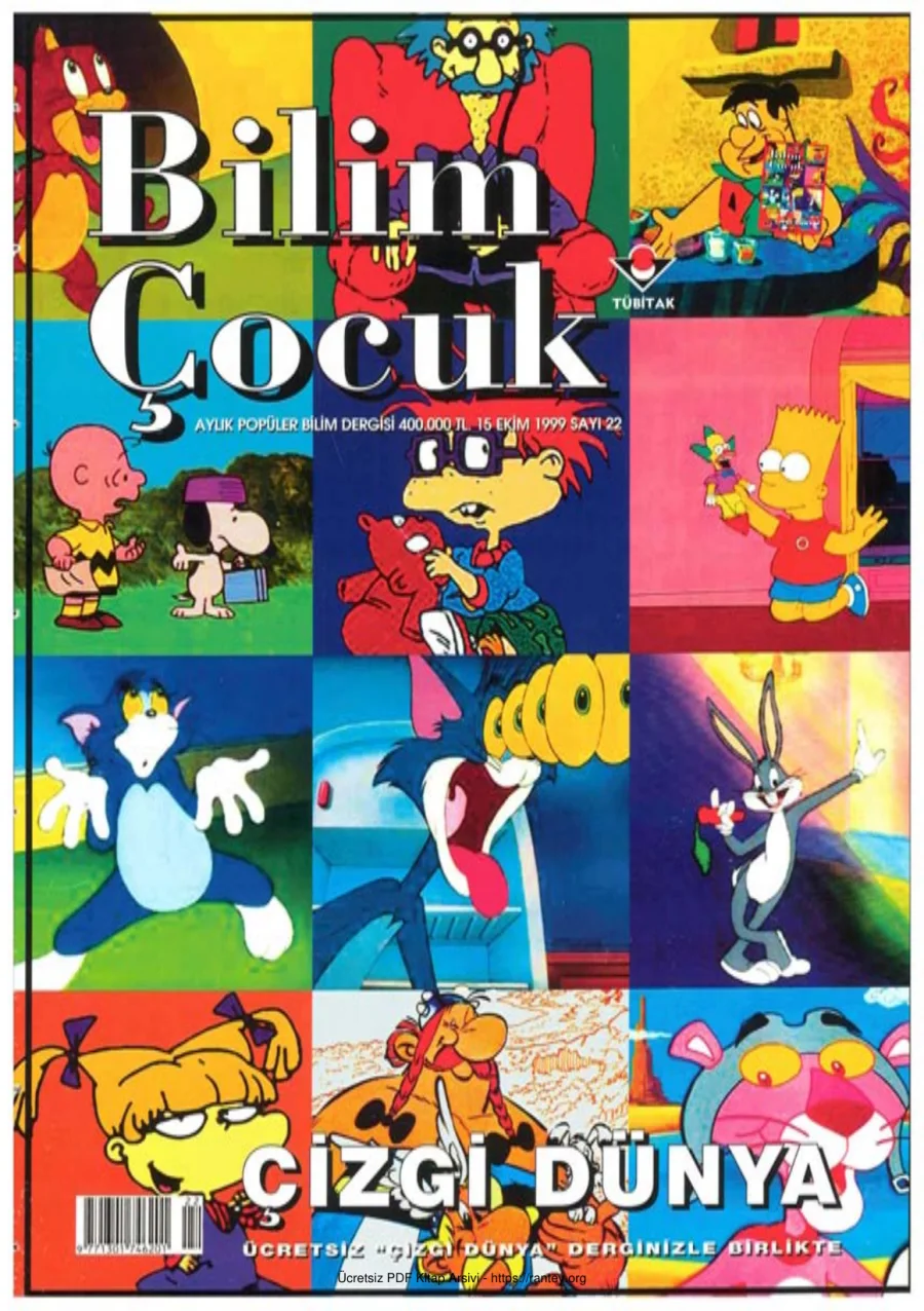 Bilim ve Çocuk Sayı 022 Ekim 1999 kapak görseli