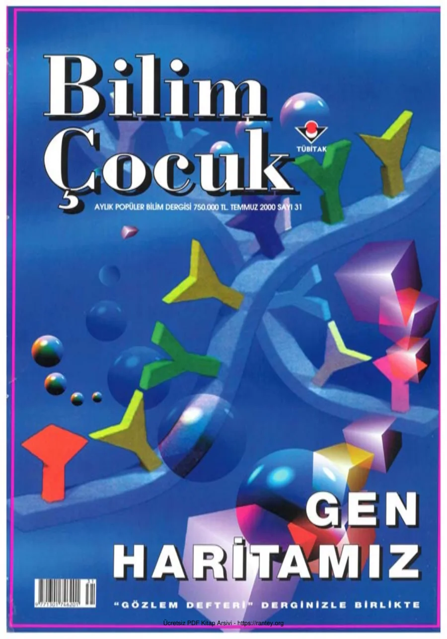 Bilim ve Çocuk Sayı 031 Temmuz 2000 kapak görseli