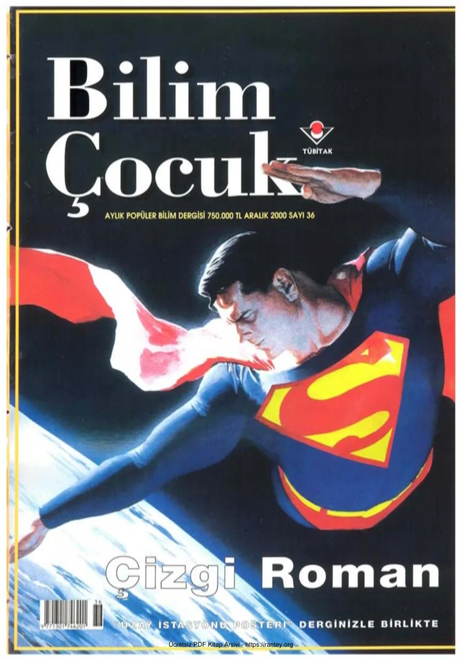 Bilim ve Çocuk Sayı 036 Aralık 2000 kapak görseli