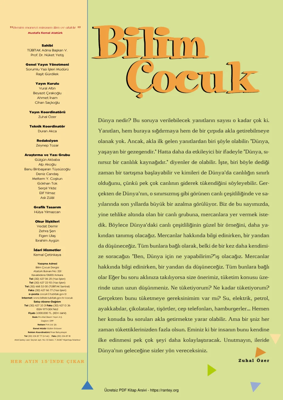 Bilim ve Çocuk Sayı 080 Ağustos 2004 kapak görseli