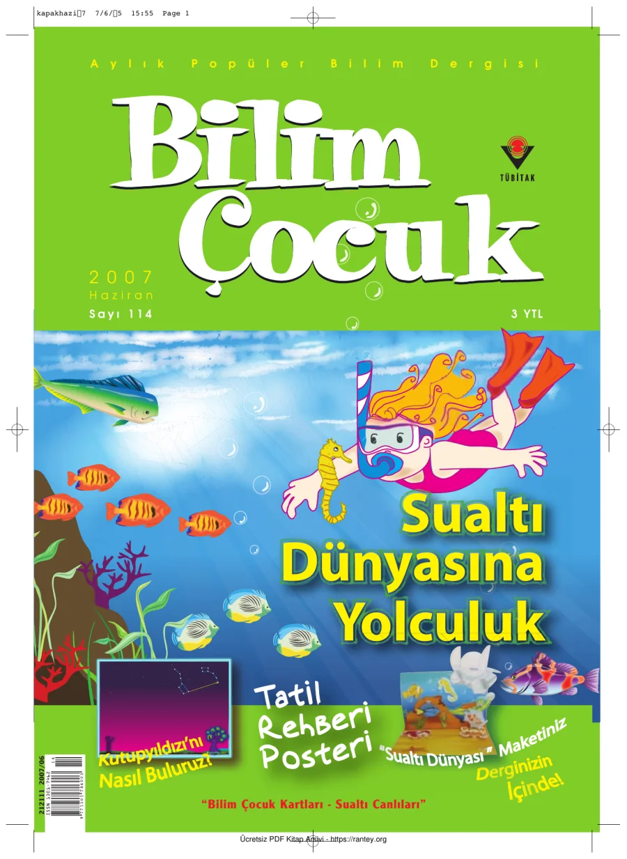 Bilim ve Çocuk Sayı 114 Haziran 2007 kapak görseli