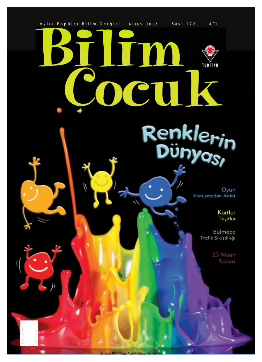 Bilim ve Çocuk Sayı 172 Nisan 2012 kapak görseli