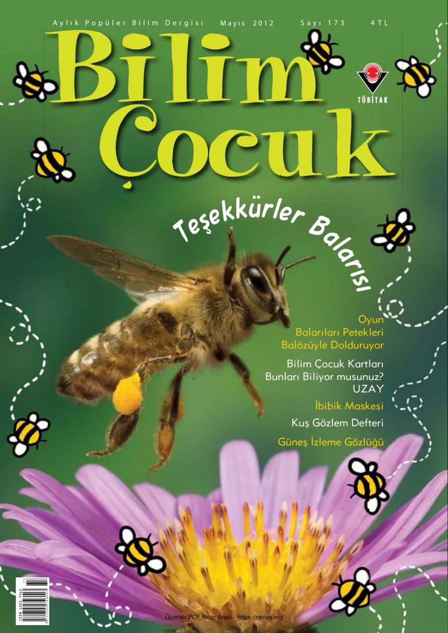 Bilim ve Çocuk Sayı 173 Mayıs 2012 kapak görseli
