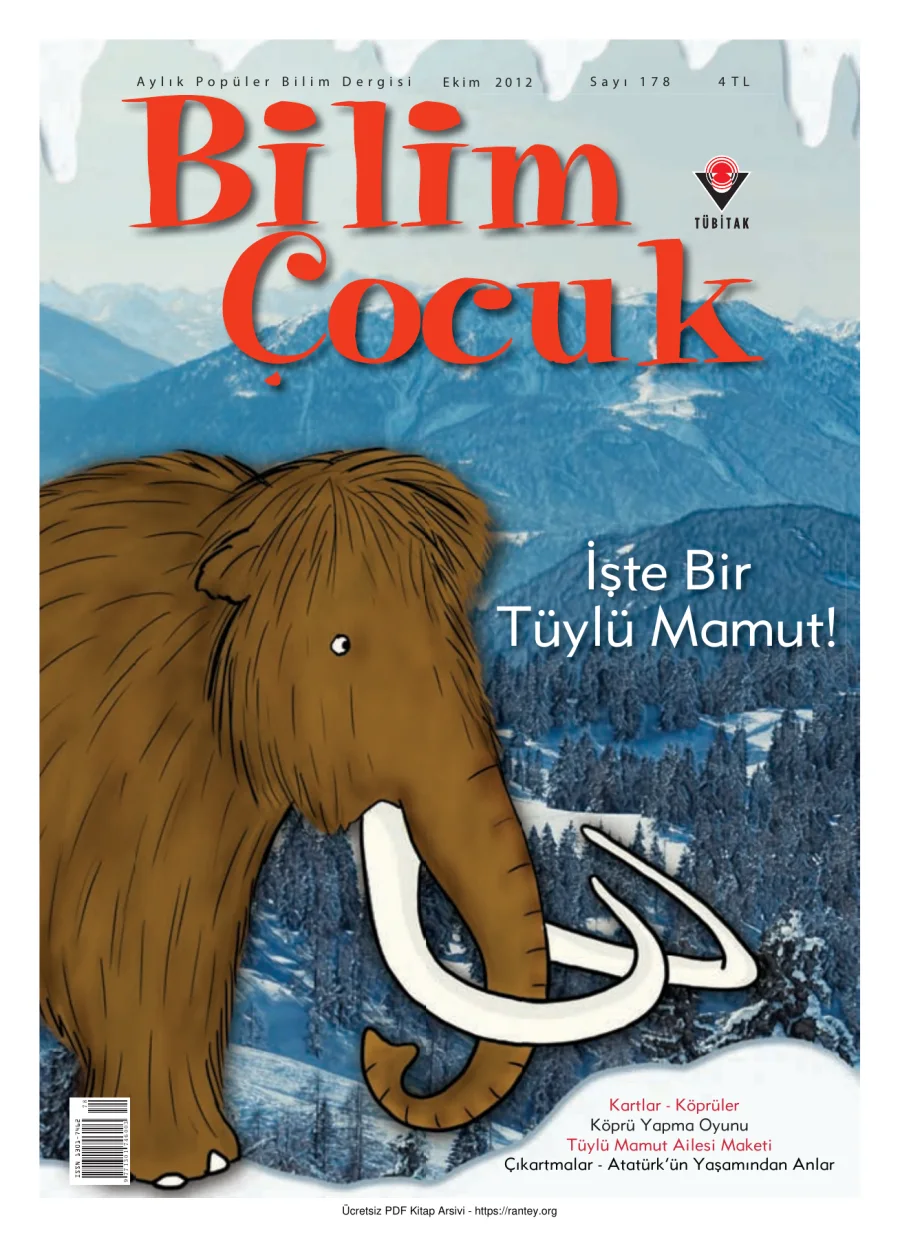 Bilim ve Çocuk Sayı 178 Ekim 2012 kapak görseli
