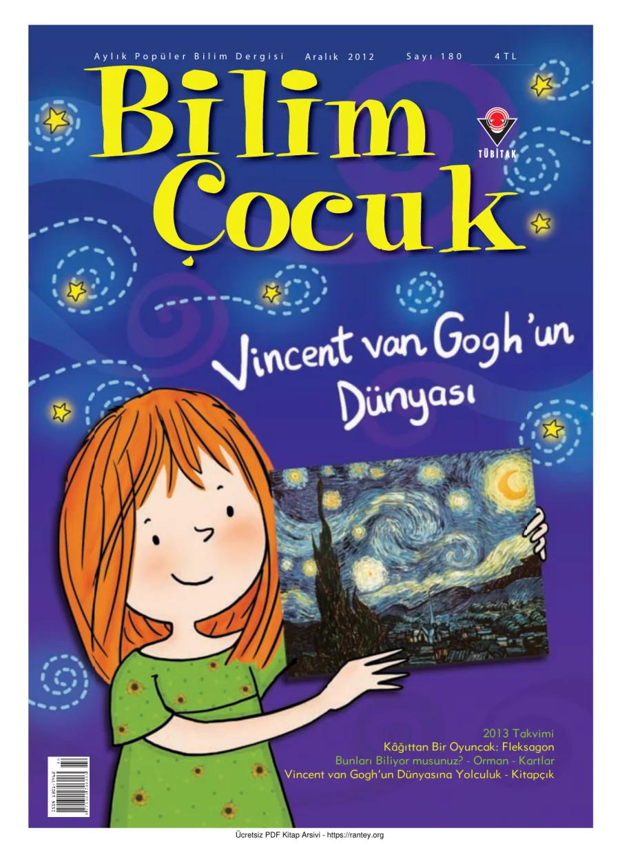 Bilim ve Çocuk Sayı 180 Aralık 2012 kapak görseli