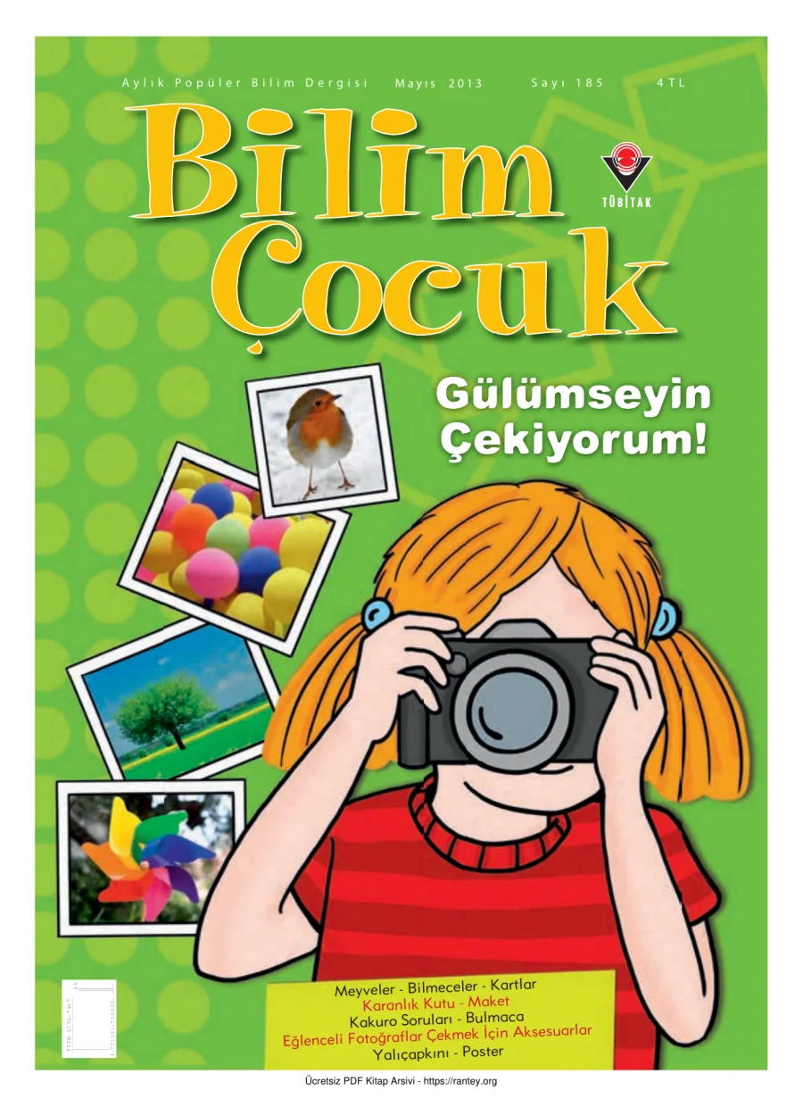 Bilim ve Çocuk Sayı 185 Mayıs 2013 kapak görseli