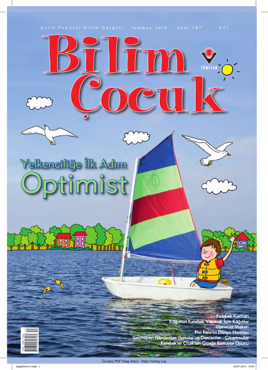 Bilim ve Çocuk Sayı 187 Temmuz 2013 kapak görseli