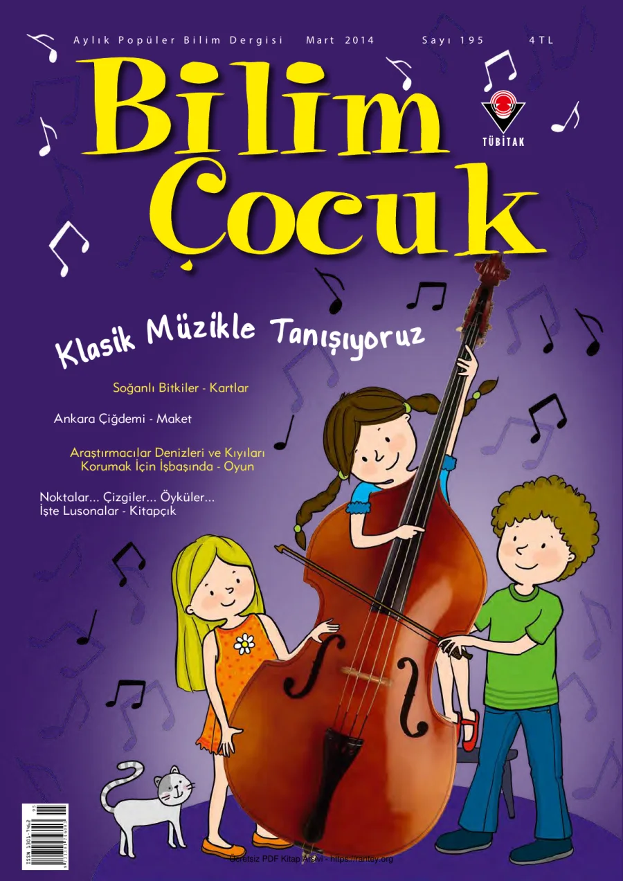 Bilim ve Çocuk Sayı 195 Mart 2014 kapak görseli