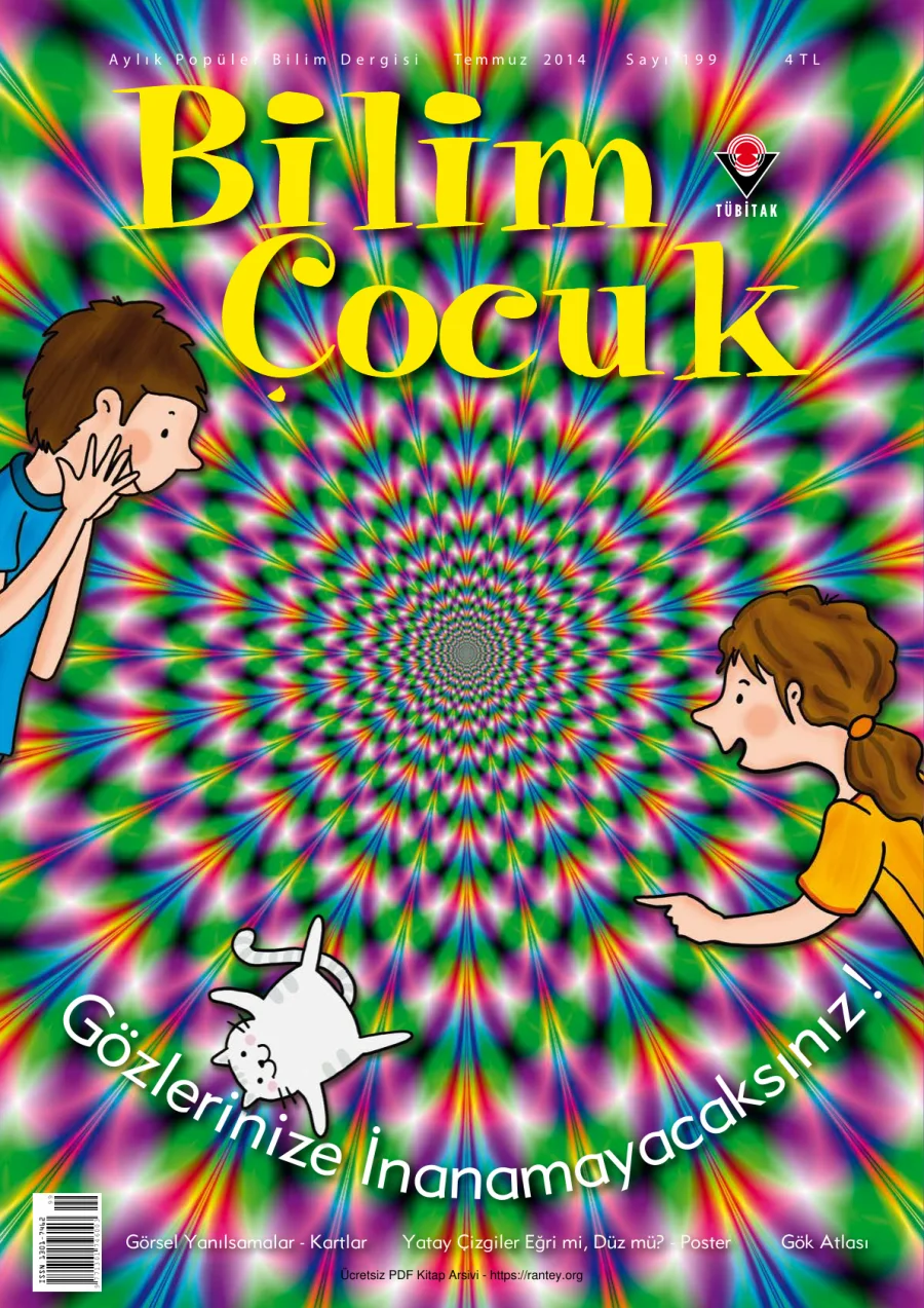 Bilim ve Çocuk Sayı 199 Temmuz 2014 kapak görseli