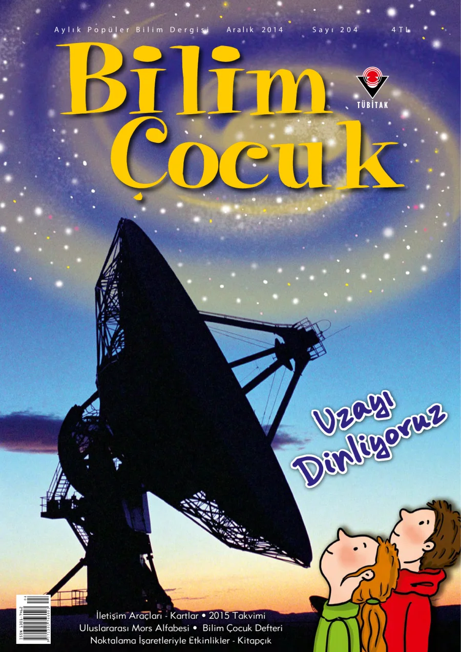 Bilim ve Çocuk Sayı 204 Aralık 2014 kapak görseli