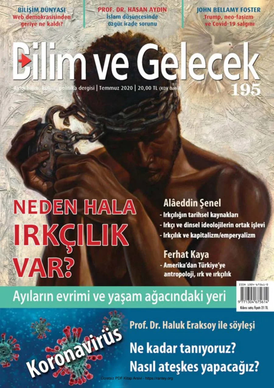 Bilim ve Gelecek 195 Temmuz 2020 kapak görseli