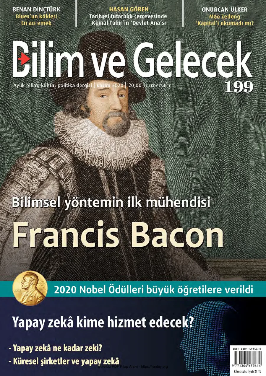 Bilim ve Gelecek 199 Kasım 2020 kapak görseli