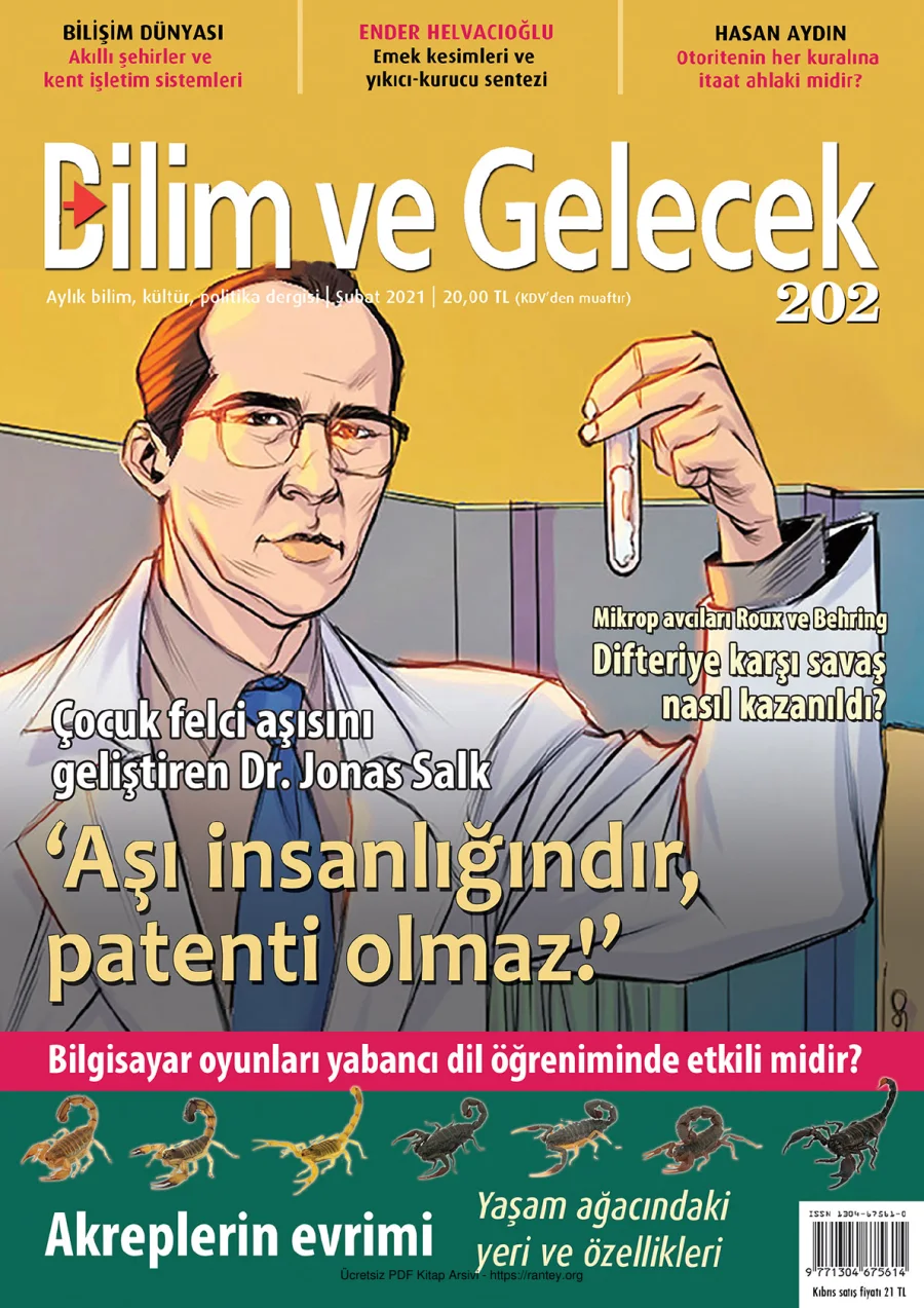 Bilim ve Gelecek 202 Şubat 2021 kapak görseli