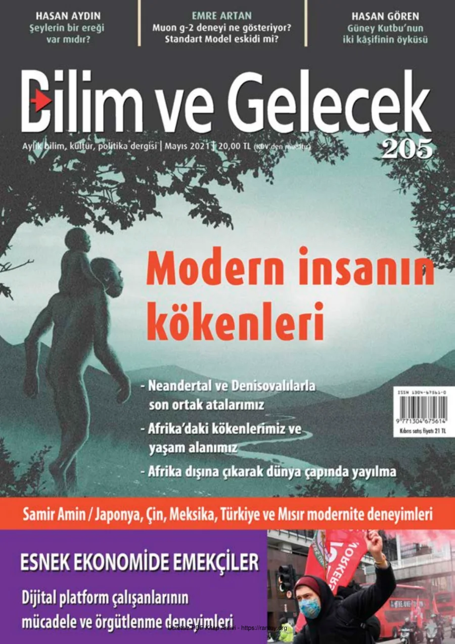 Bilim ve Gelecek 205 Mayıs 2021 kapak görseli