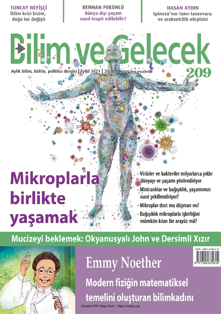 Bilim ve Gelecek 209 Eylül 2021 kapak görseli