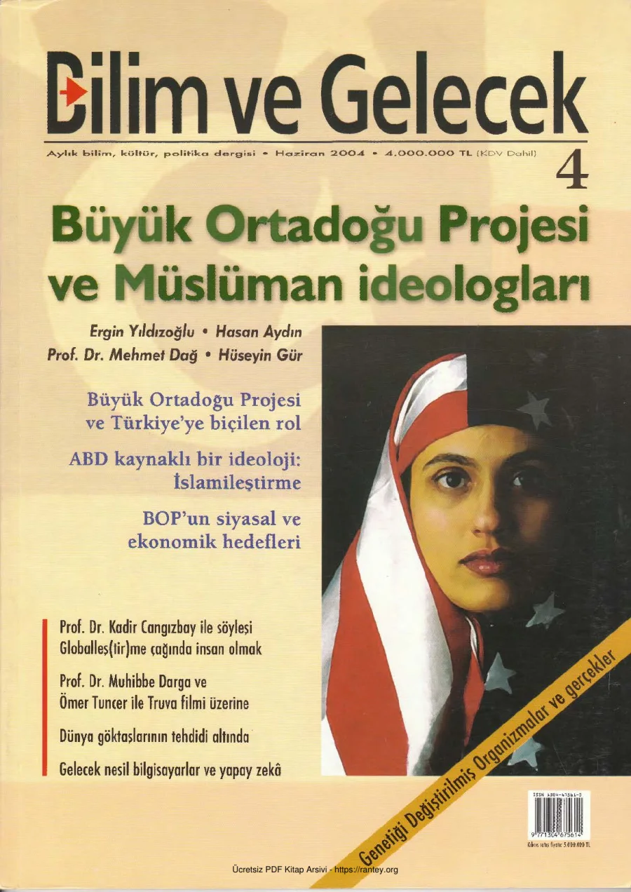 Bilim ve Gelecek Sayı 004 Haziran 2004 kapak görseli
