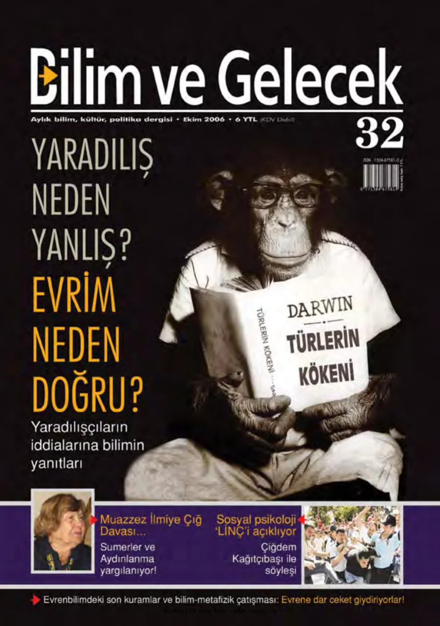 Bilim ve Gelecek Sayı 032 Ekim 2006 kapak görseli
