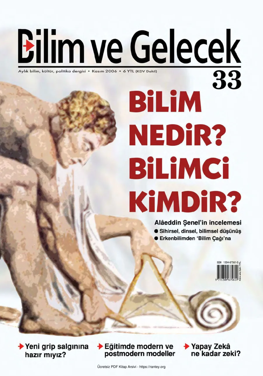 Bilim ve Gelecek Sayı 033 Kasım 2006 kapak görseli
