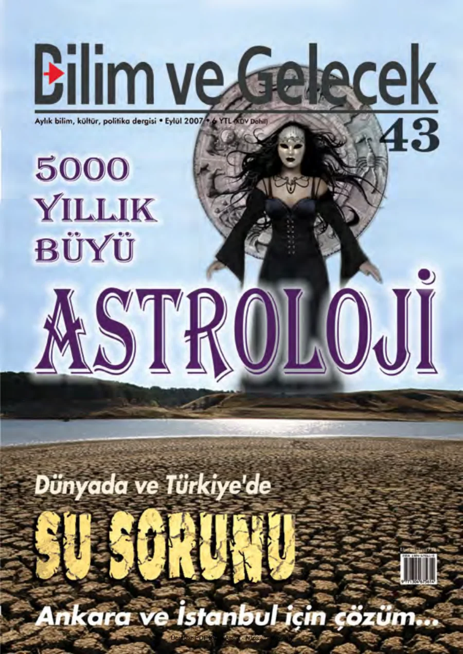 Bilim ve Gelecek Sayı 043 Eylül 2007 kapak görseli