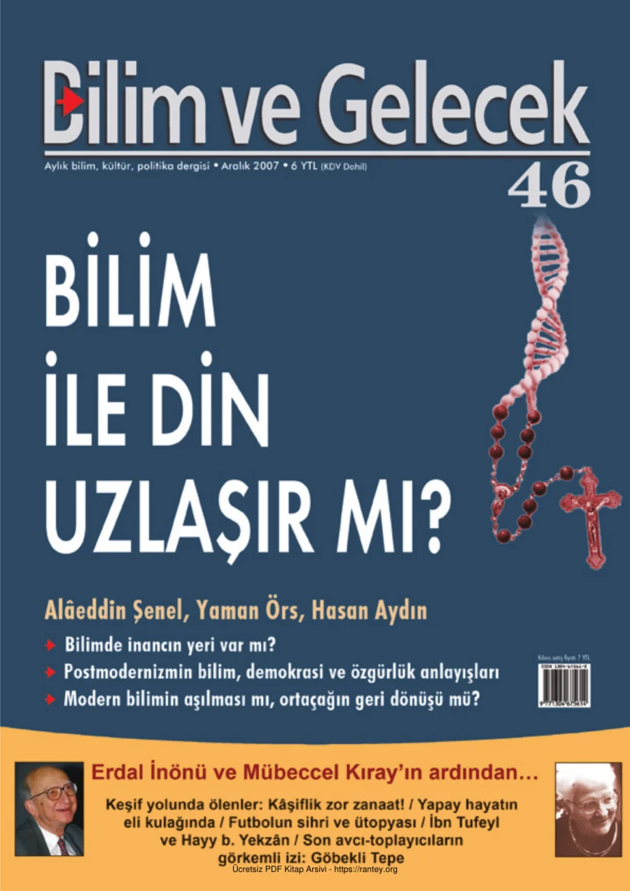 Bilim ve Gelecek Sayı 046 Aralık 2007 kapak görseli