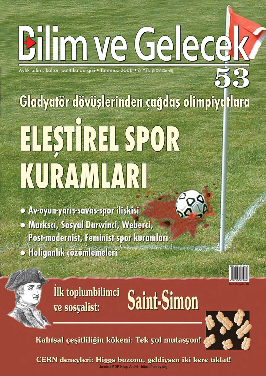 Bilim ve Gelecek Sayı 053 Temmuz 2008 kapak görseli