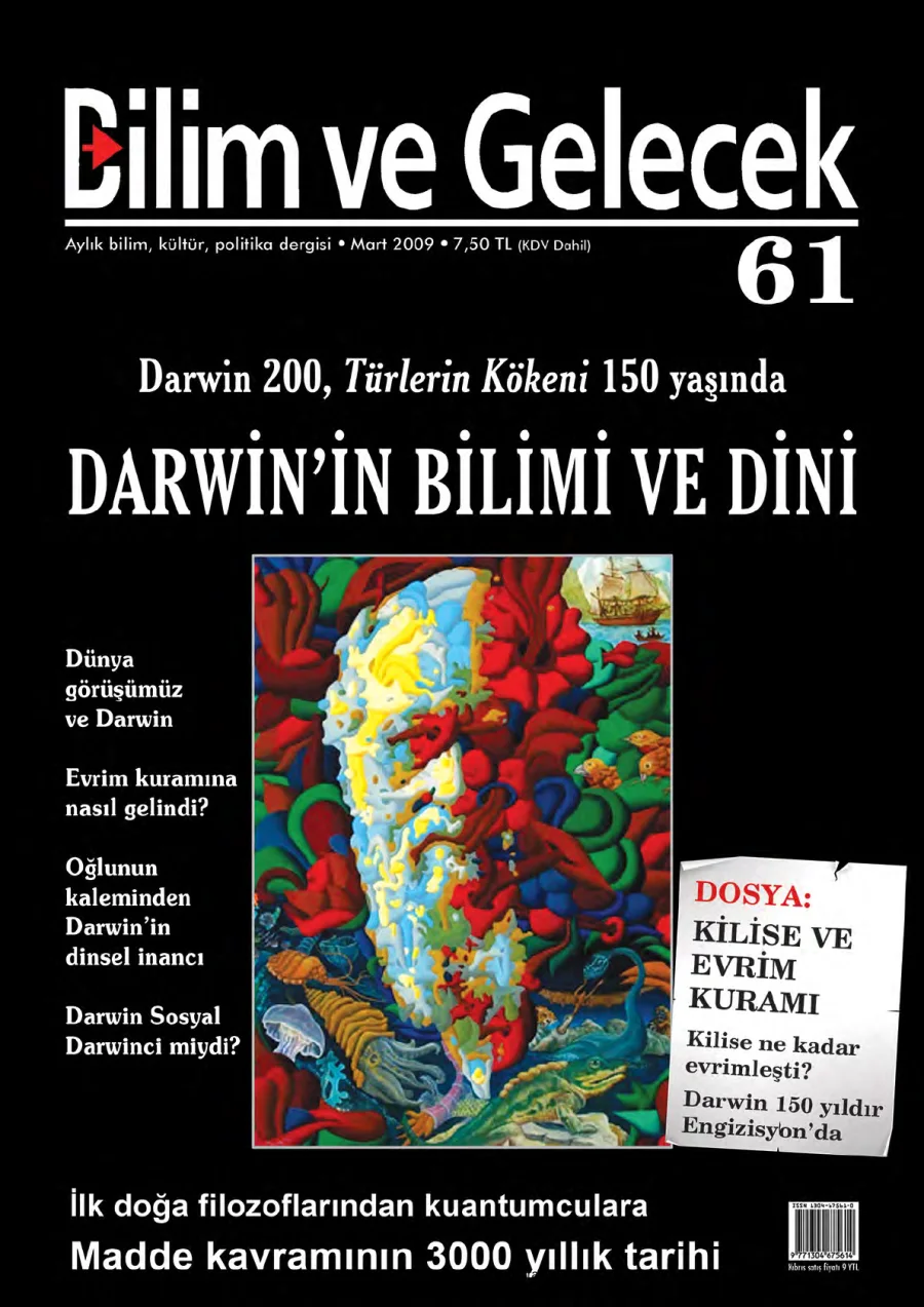 Bilim ve Gelecek Sayı 061 Mart 2009 kapak görseli